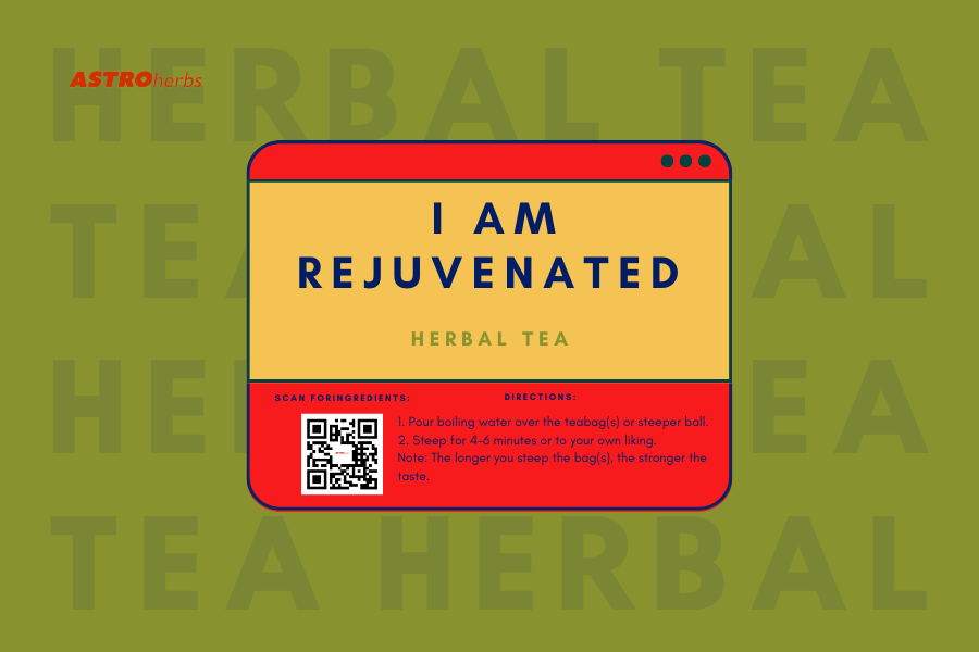 I Am Rejuvenated (12 Tea Bags) Kidney/Bladder Health - ASTROherbs